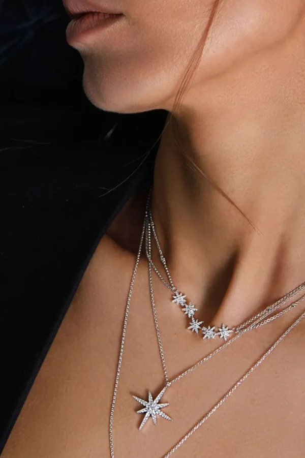 Colliers^APM Monaco Collier Ajustable Meteorites - Argent