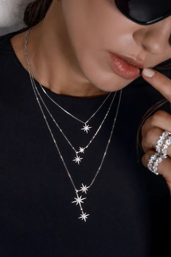 Colliers^APM Monaco Collier Ajustable Meteorites - Argent