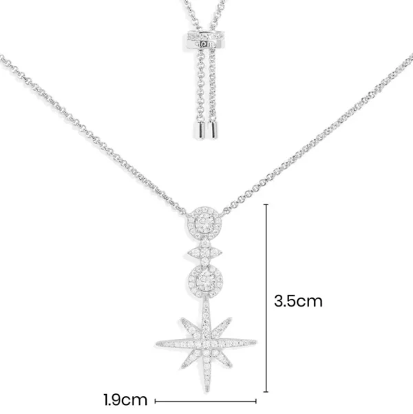 Colliers^APM Monaco Collier Ajustable Meteorites & Cercles Pave