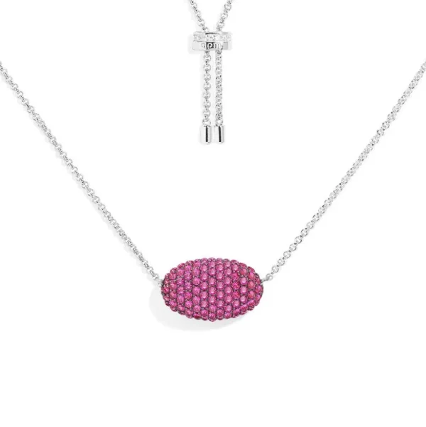 Colliers^APM Monaco Collier Ajustable Ovale Fuchsia
