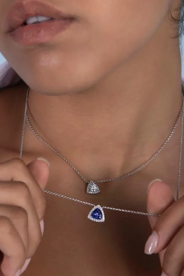 Colliers^APM Monaco Collier Ajustable Triangle Pave