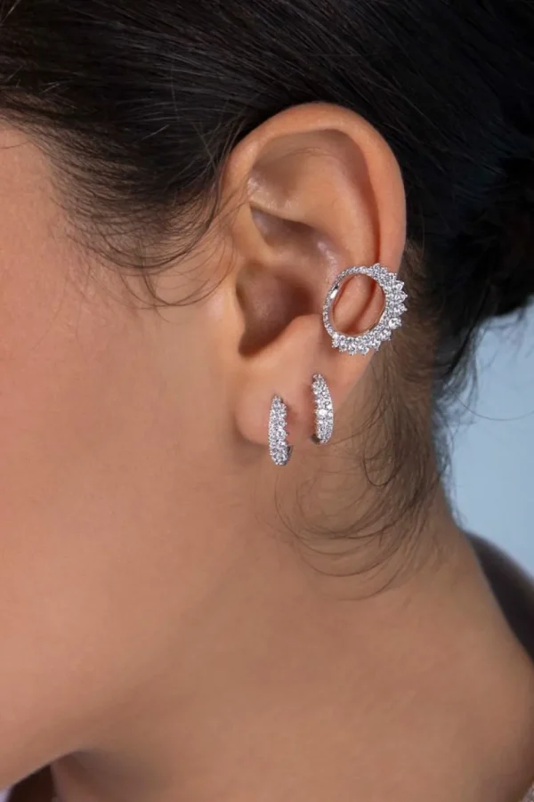 Boucles D'Oreilles^APM Monaco Creoles Lune