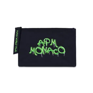 Accessoires^APM Monaco Pochette Graffiti Verte