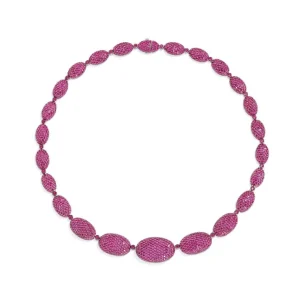 Colliers^APM Monaco Ras-De-Cou Ovale Fuchsia